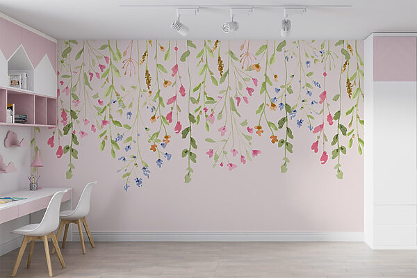 Peinture de fleurs et de feuilles Peinture de fleurs et de feuilles
