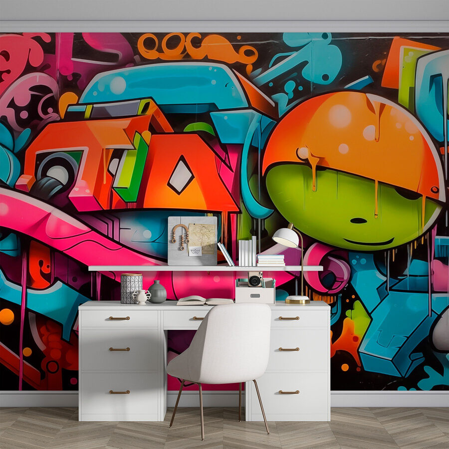 Graffiti sur un mur