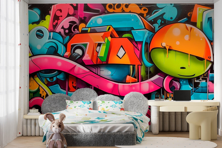 Graffiti sur un mur