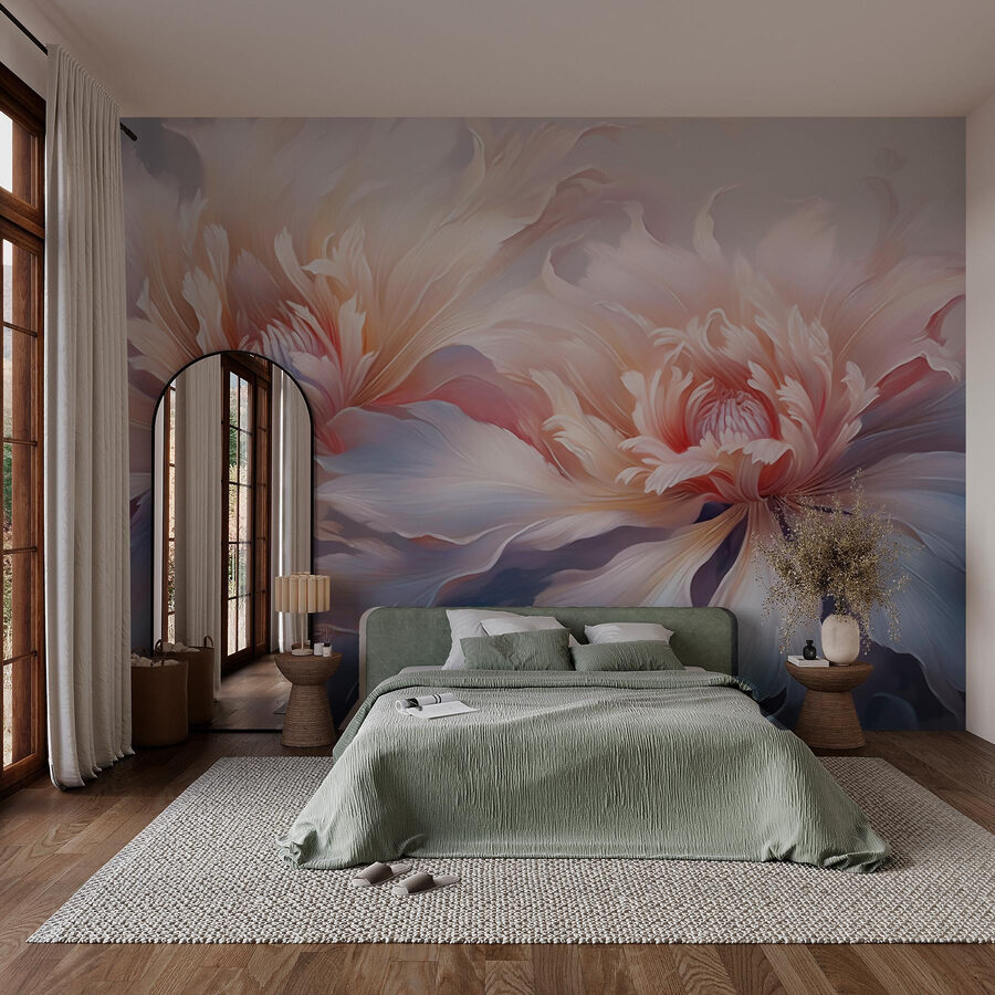 Fleurs délicates dans des tons pastels