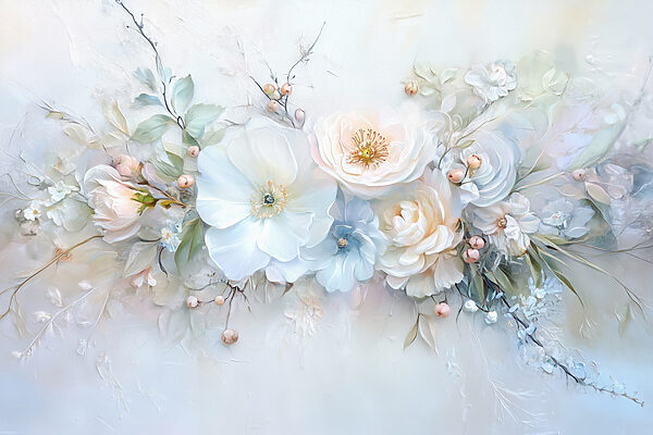 Peinture de fleurs et de feuilles Peinture de fleurs et de feuilles