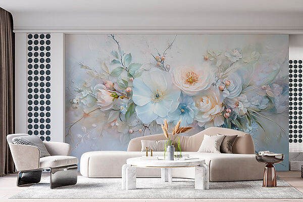 Peinture de fleurs et de feuilles Peinture de fleurs et de feuilles
