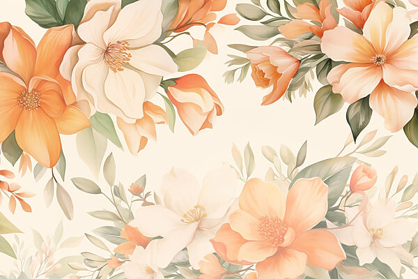 Floral beauty in soft hues