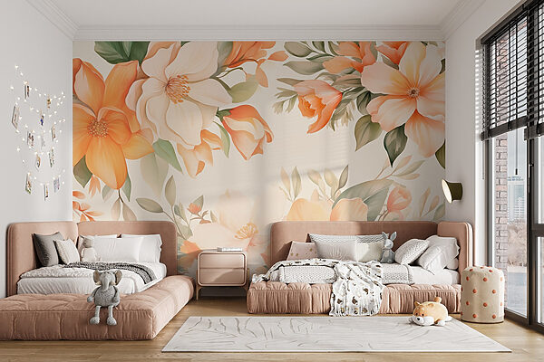 Floral beauty in soft hues