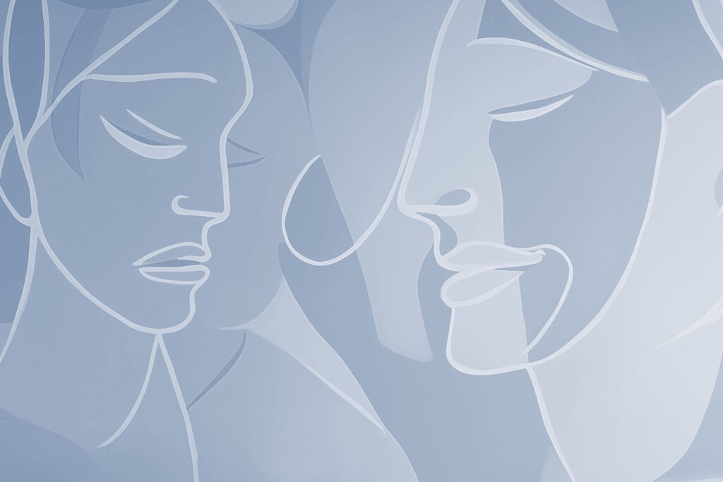 Dessin d'un visage de femme Dessin d'un visage de femme