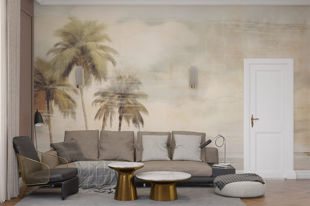 Palm trees next to a body of water Palm trees next to a body of water