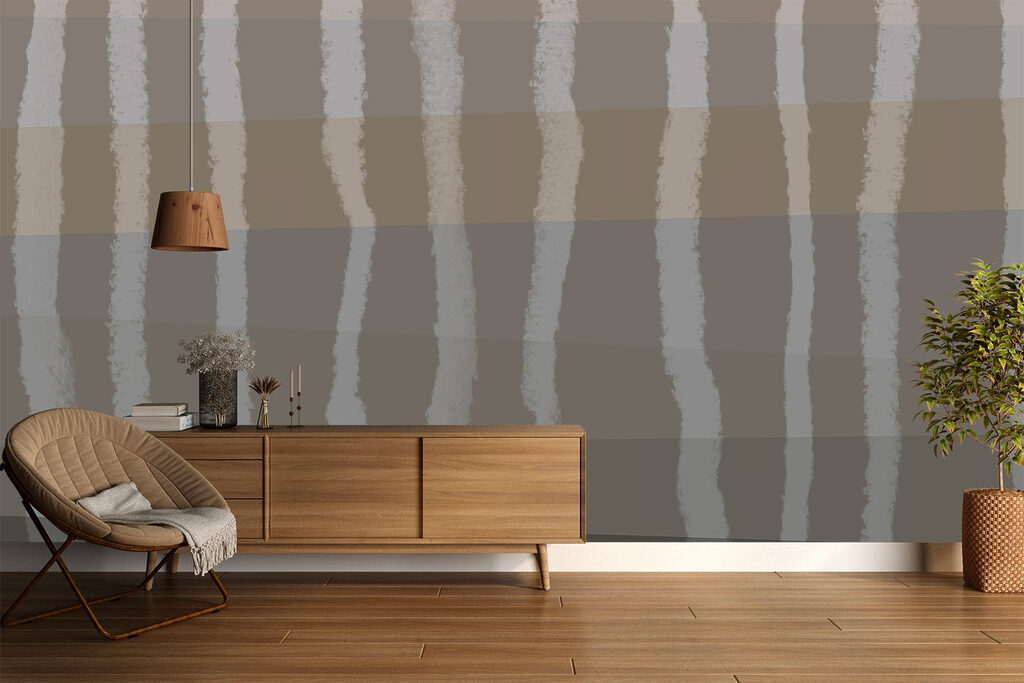 Calming waves of earthy tones