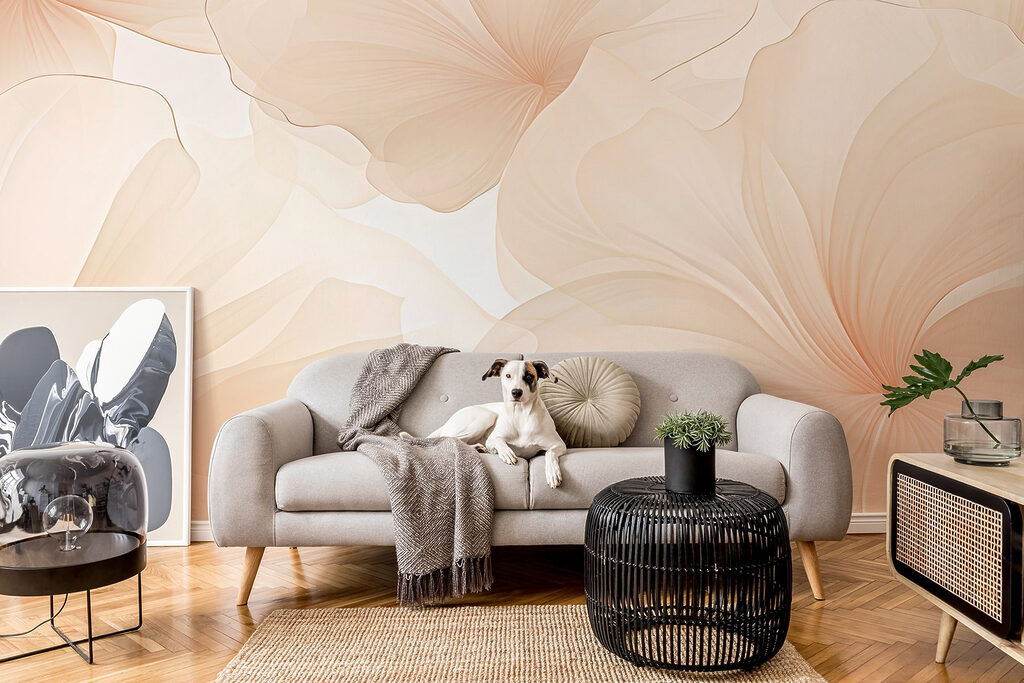 Delicate petals in soft hues