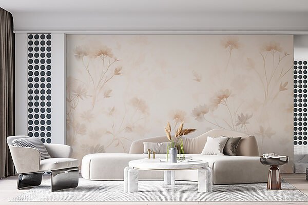 Motif floral blanc et rose Motif floral blanc et rose