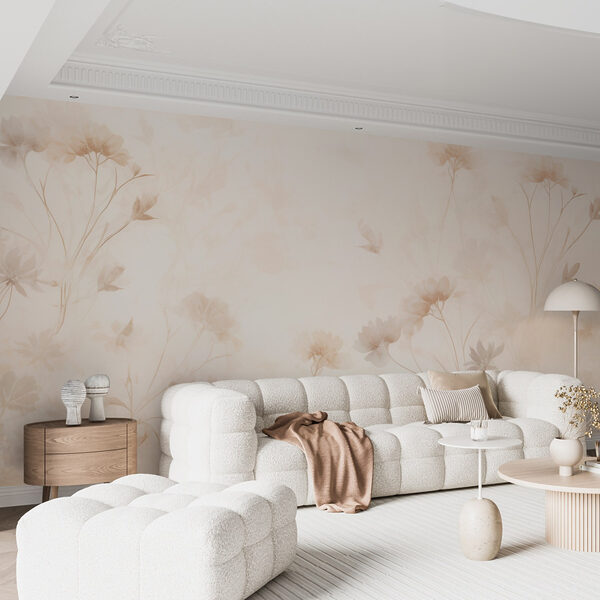 Motif floral blanc et rose Motif floral blanc et rose