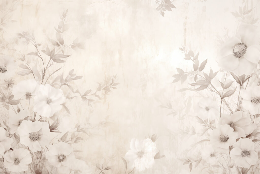 Motif de fleur blanche sur une surface blanche Motif de fleur blanche sur une surface blanche