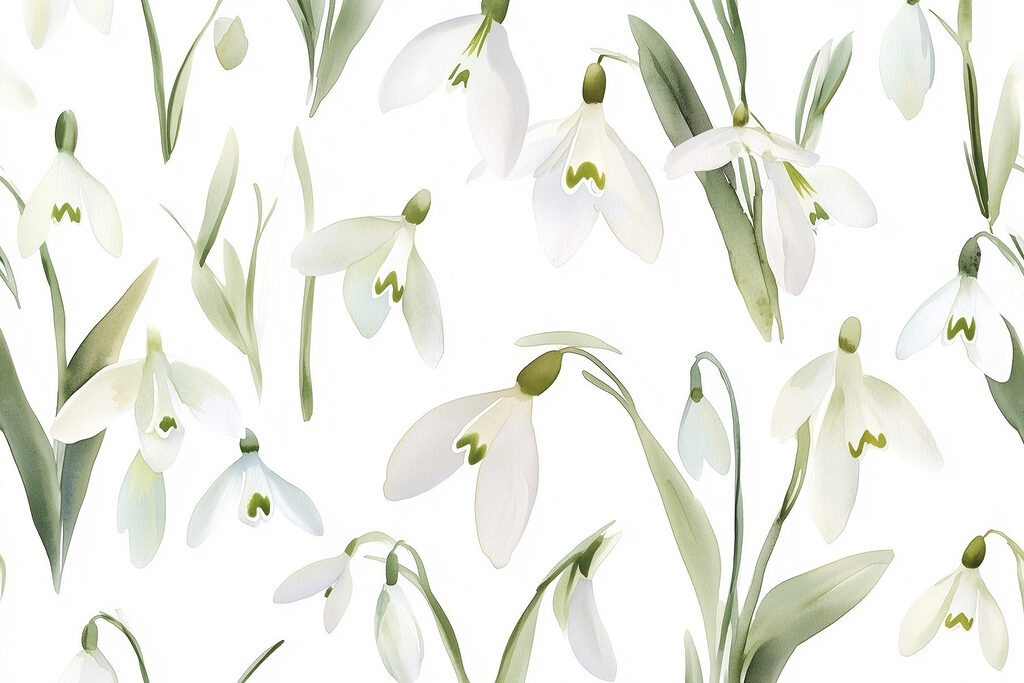 Motif de fleurs blanches Motif de fleurs blanches