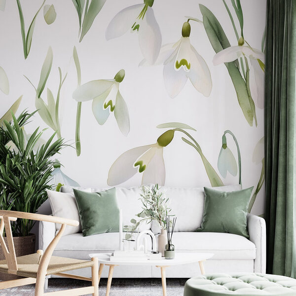 Motif de fleurs blanches Motif de fleurs blanches