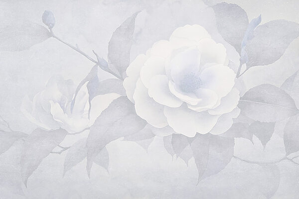 Fleur blanche avec feuilles Fleur blanche avec feuilles