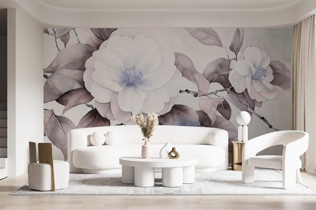 Painting of a flower Painting of a flower