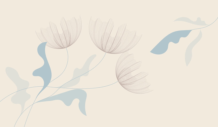 Dessin de fleurs et de feuilles