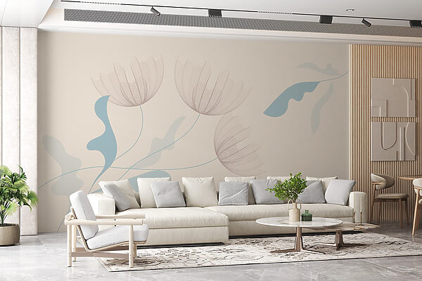 Dessin de fleurs et de feuilles Dessin de fleurs et de feuilles