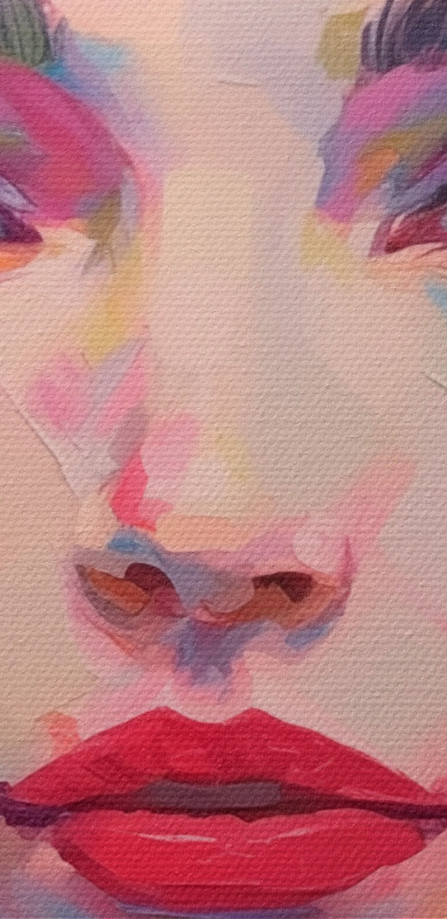 Peinture d'une femme