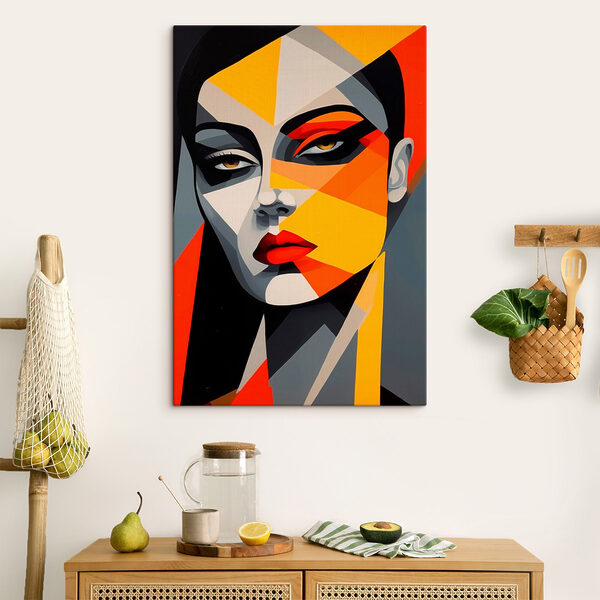 Peinture d'un visage de femme Peinture d'un visage de femme