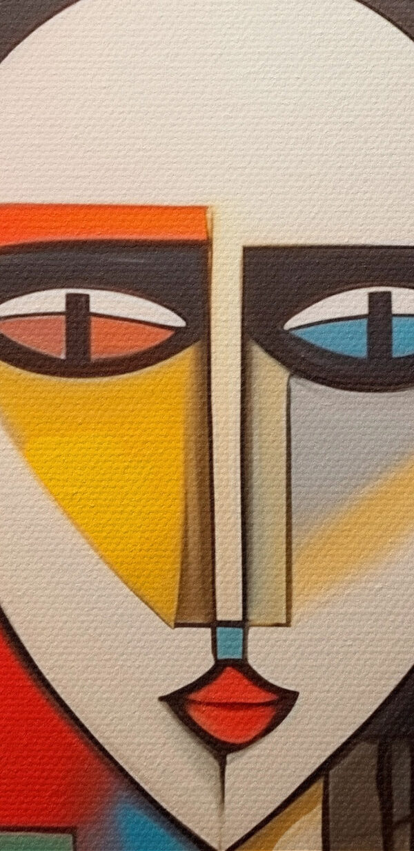 Groupe de visages de personnes peints sur un mur Groupe de visages de personnes peints sur un mur