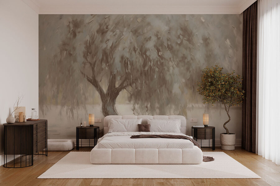 Papier peint Arbre dans l'eau