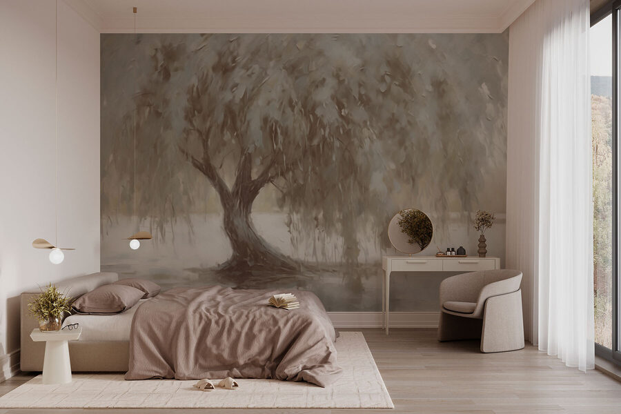 Papier peint Arbre dans l'eau – Image 2