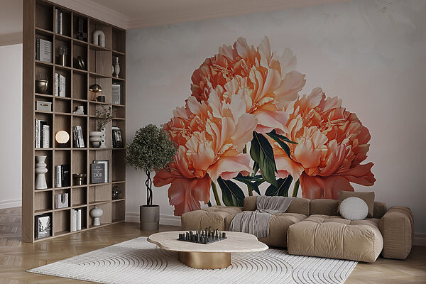 Groupe de fleurs roses Groupe de fleurs roses