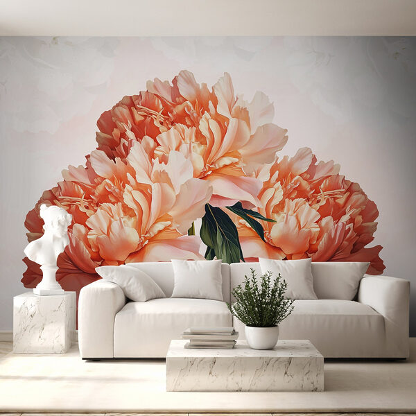 Groupe de fleurs roses Groupe de fleurs roses