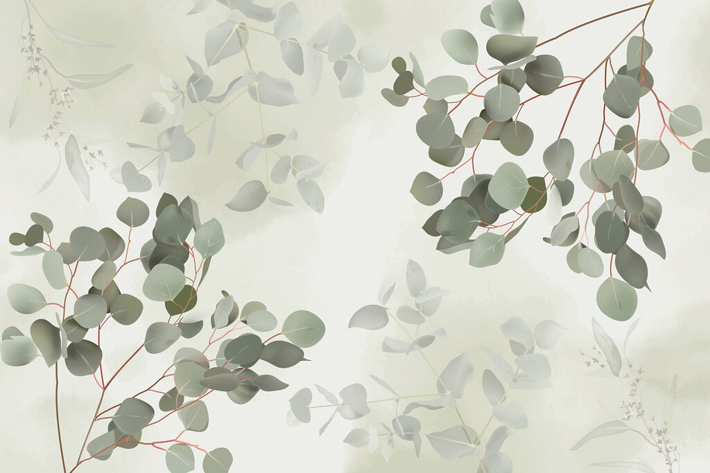 De la verdure douce sur un fond de douceur. De la verdure douce sur un fond de douceur.