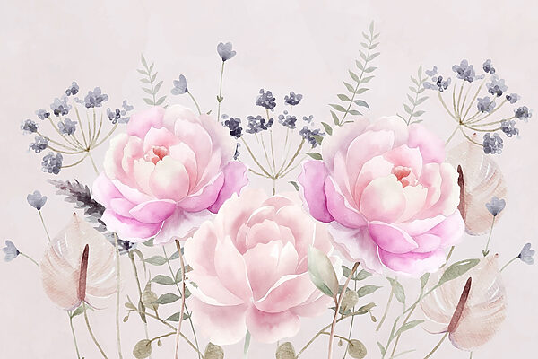 Aquarelle de fleurs Aquarelle de fleurs