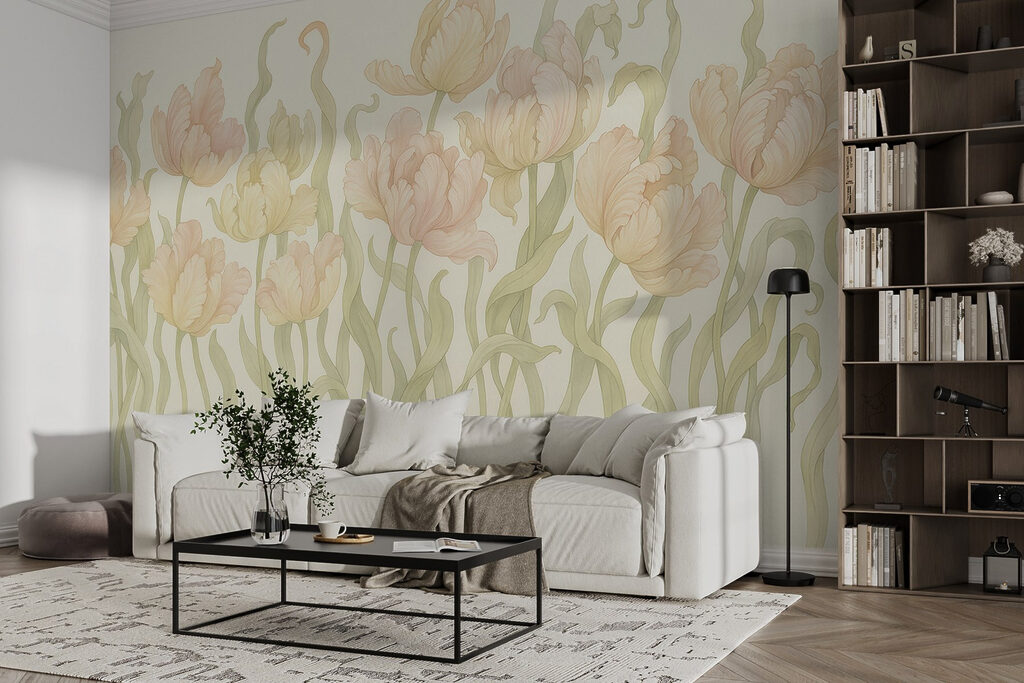 Delicate tulips in soft hues Delicate tulips in soft hues