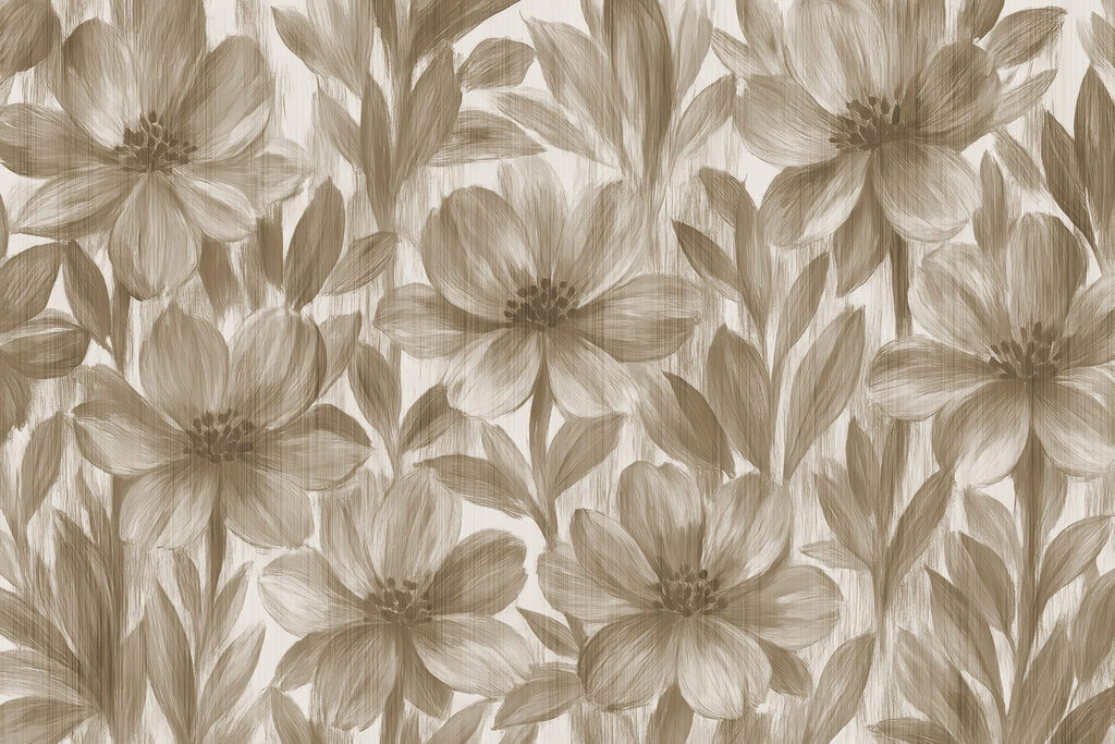 Motifs floraux dans des tons doux Motifs floraux dans des tons doux