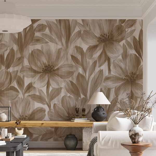 Motifs floraux dans des tons doux Motifs floraux dans des tons doux