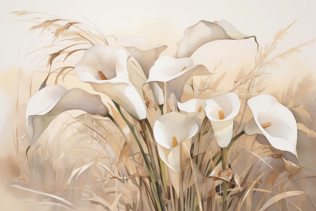 Groupe de fleurs blanches Groupe de fleurs blanches