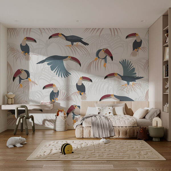 Motif des oiseaux et des plantes Motif des oiseaux et des plantes