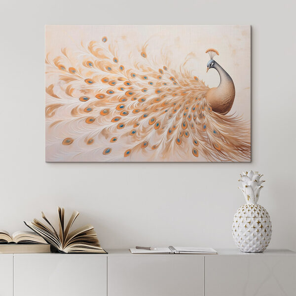 Peinture d'un paon Peinture d'un paon