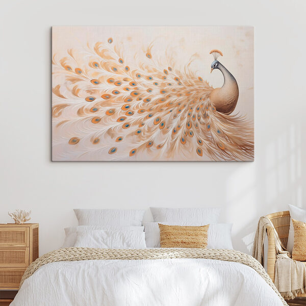 Peinture d'un paon Peinture d'un paon