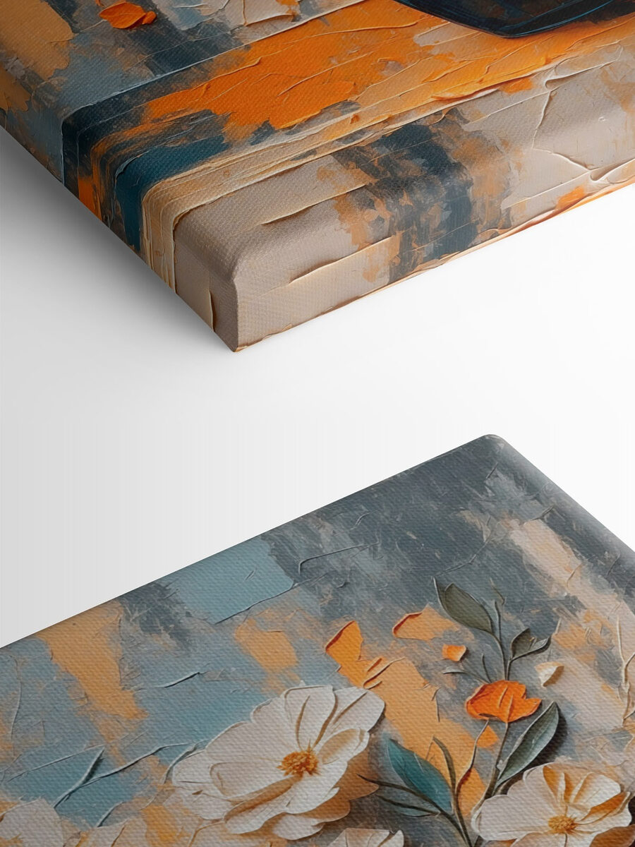 Peinture de fleurs dans un vase