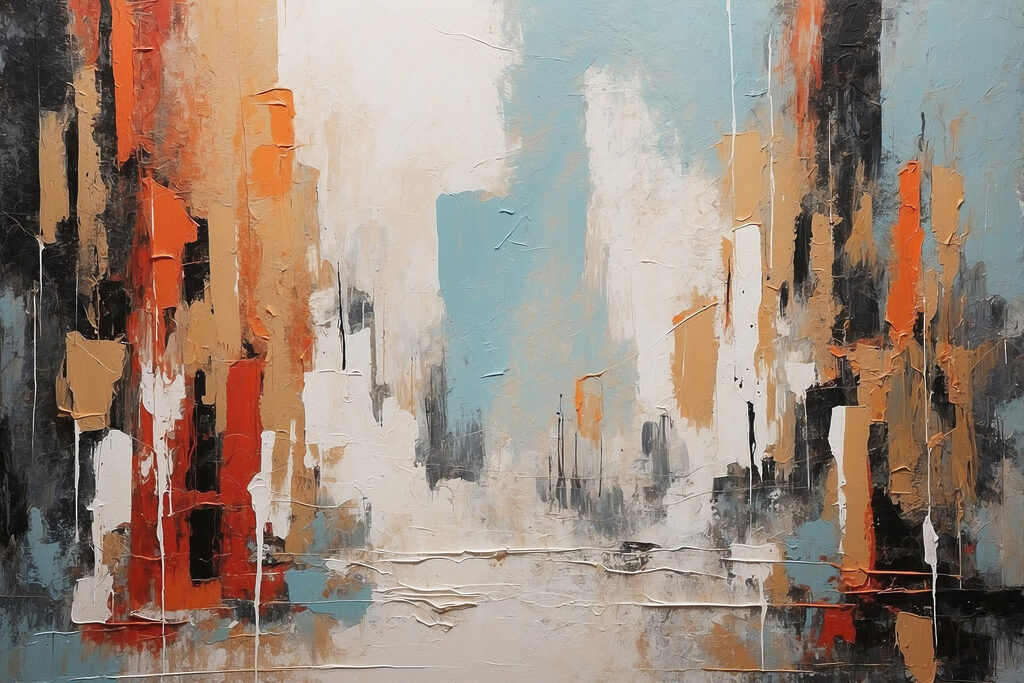 Painting of different colors Painting of different colors