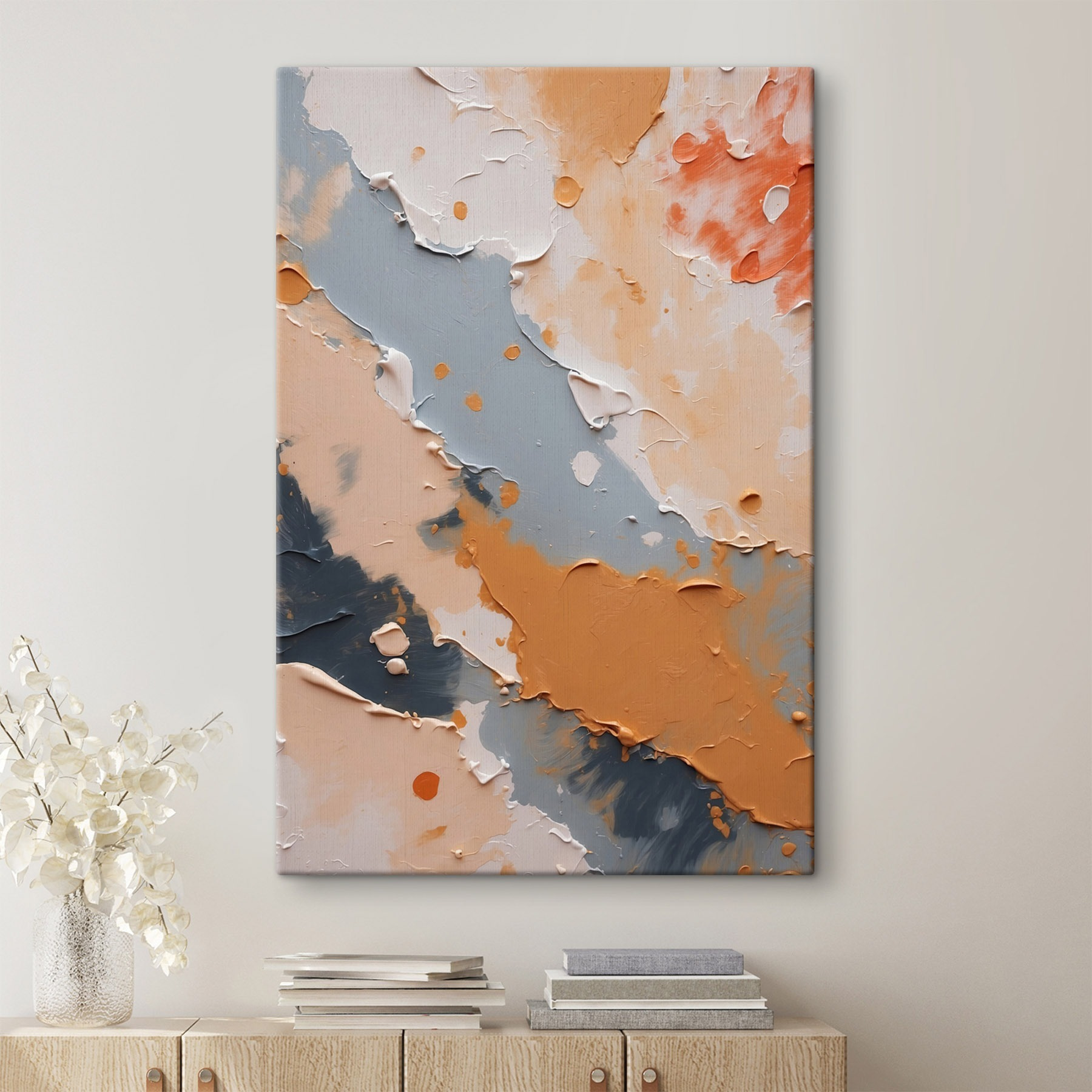 Artistic textures in warm tones