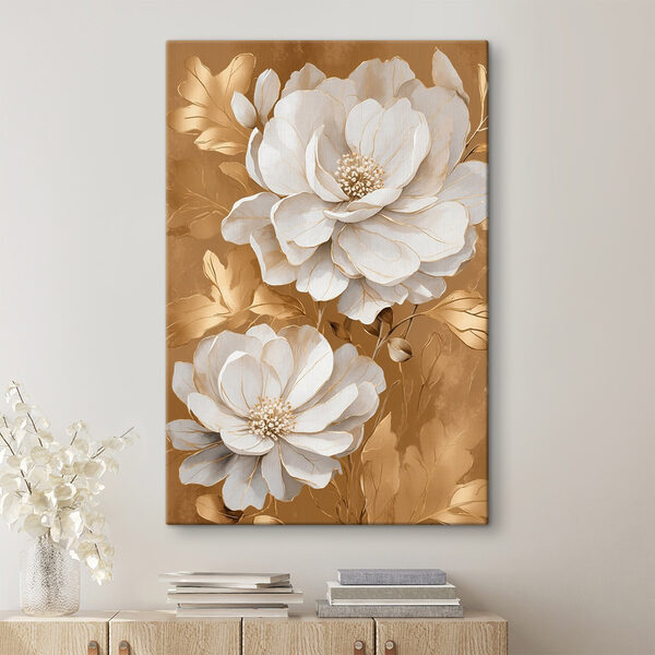 Fleurs élégantes sur fond texturé Fleurs élégantes sur fond texturé