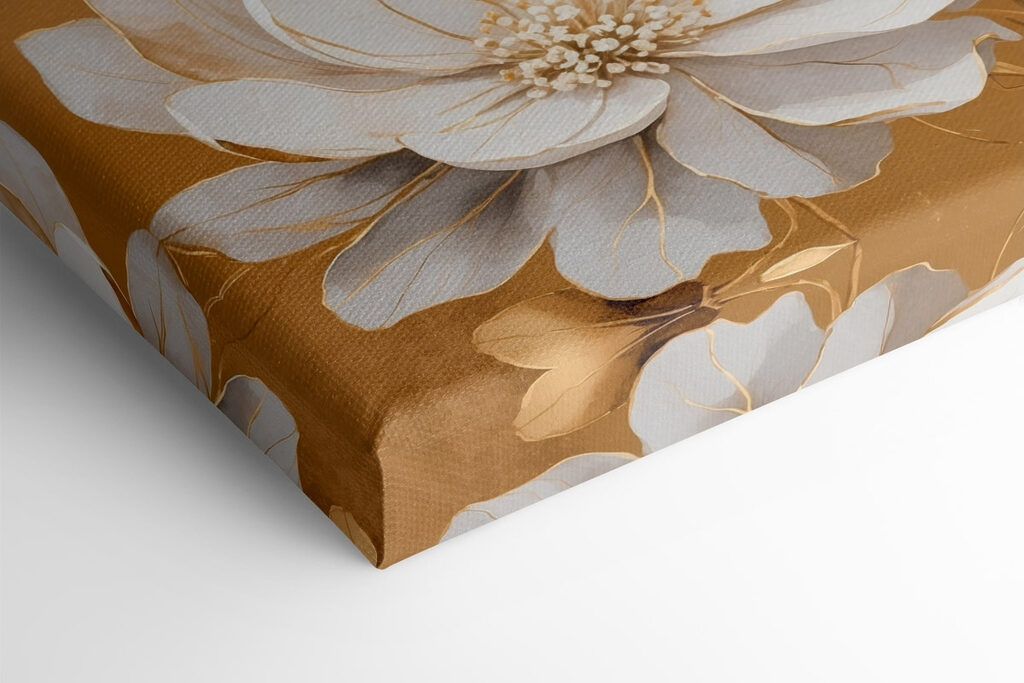 Elegant blooms on a textured backdrop