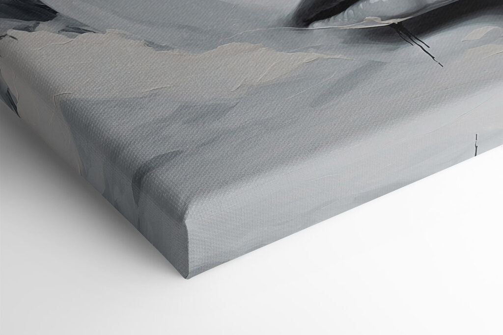 Ethereal beauty in monochromatic tones