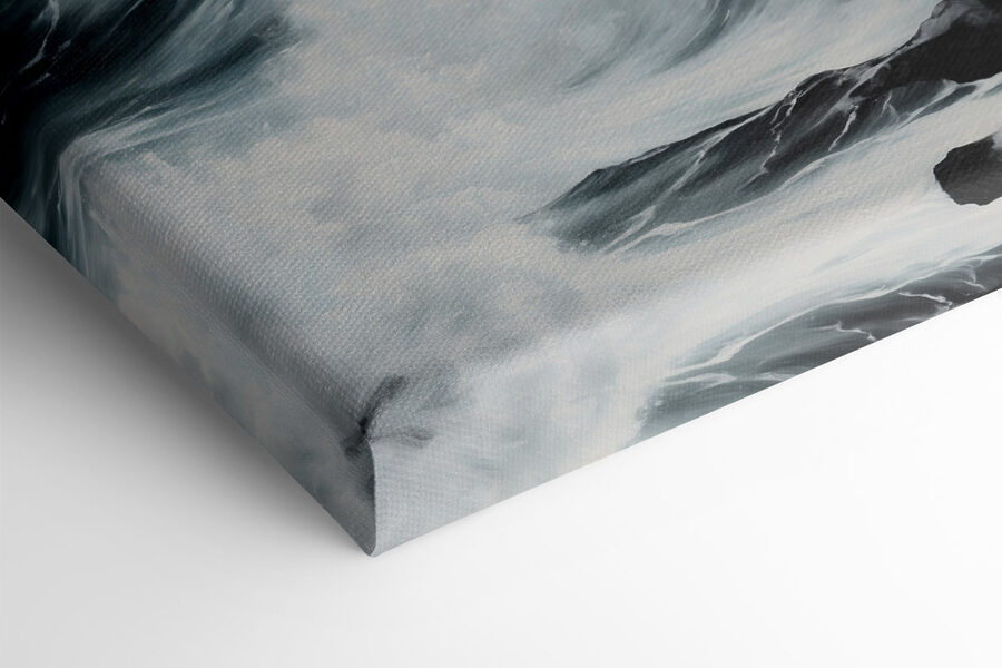 Peinture d'un navire dans l'océan