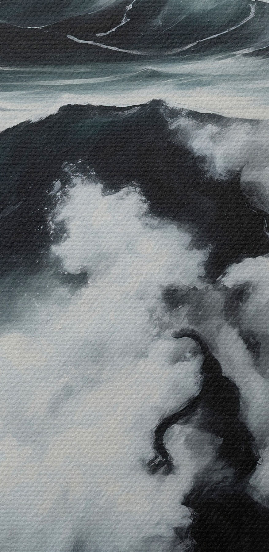 Peinture d'un navire dans l'océan