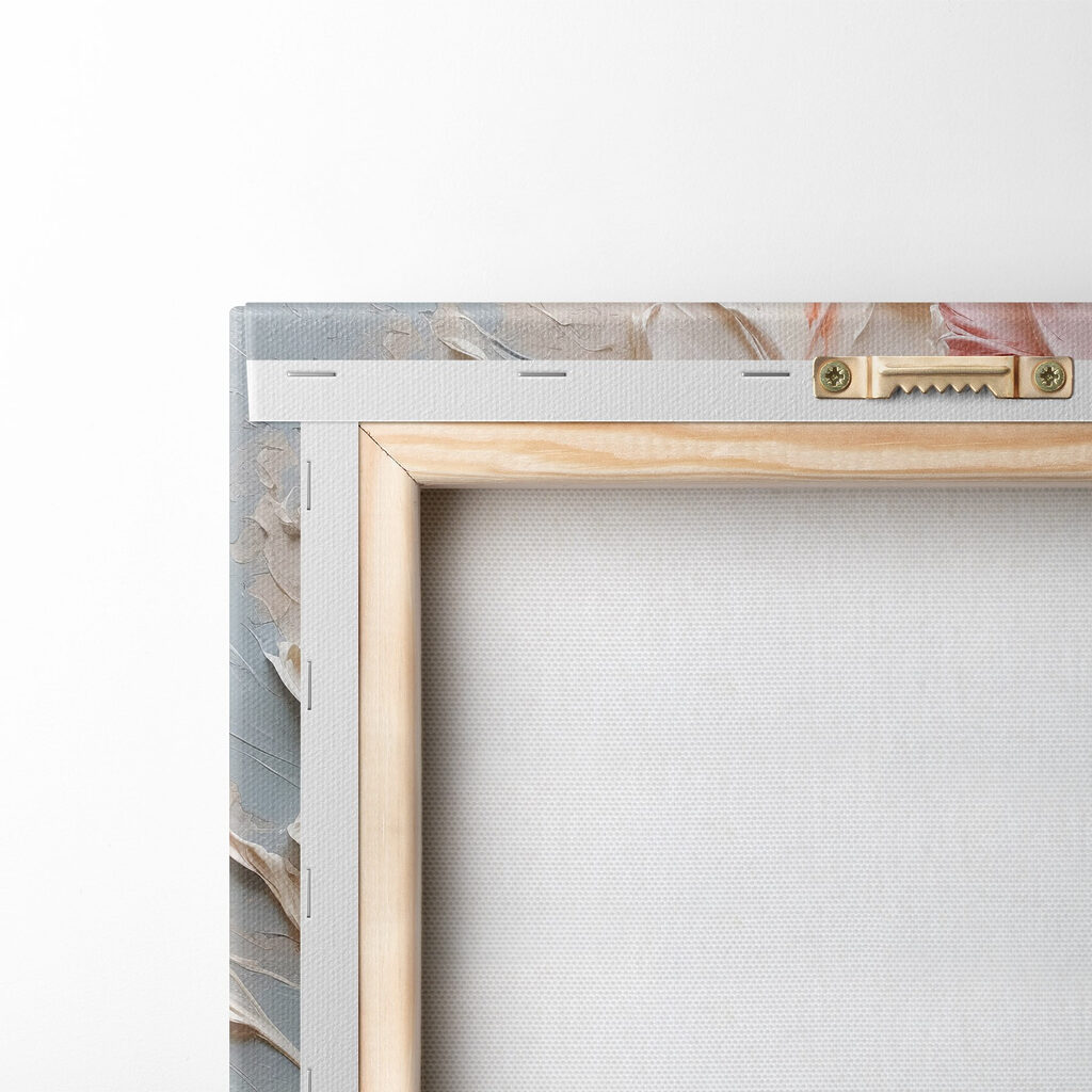 Delicate petals in soft pastel hues