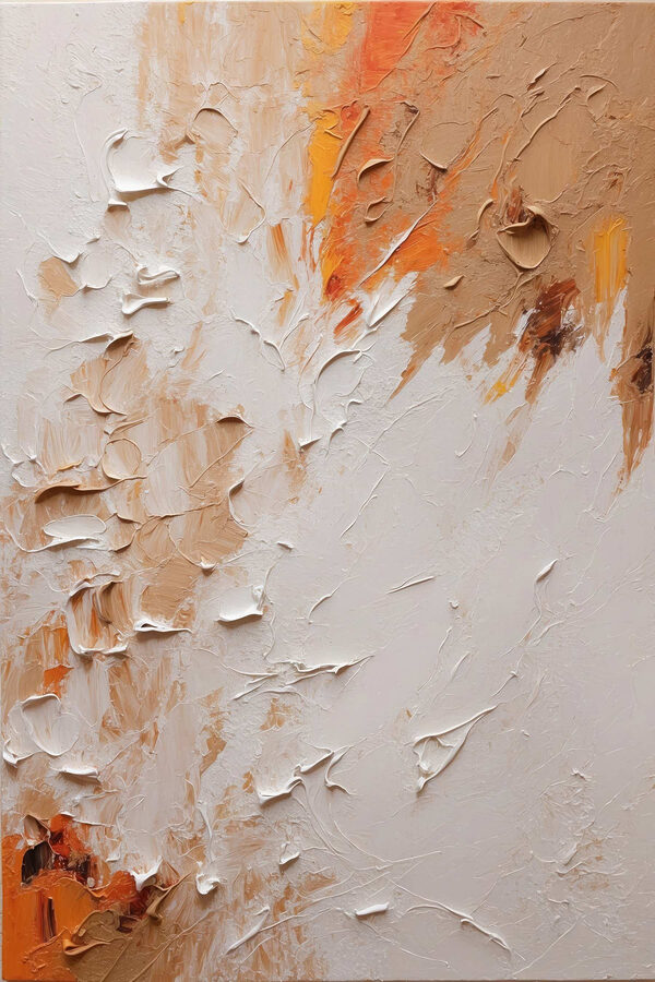 Toile texturée aux tons chauds. Toile texturée aux tons chauds.