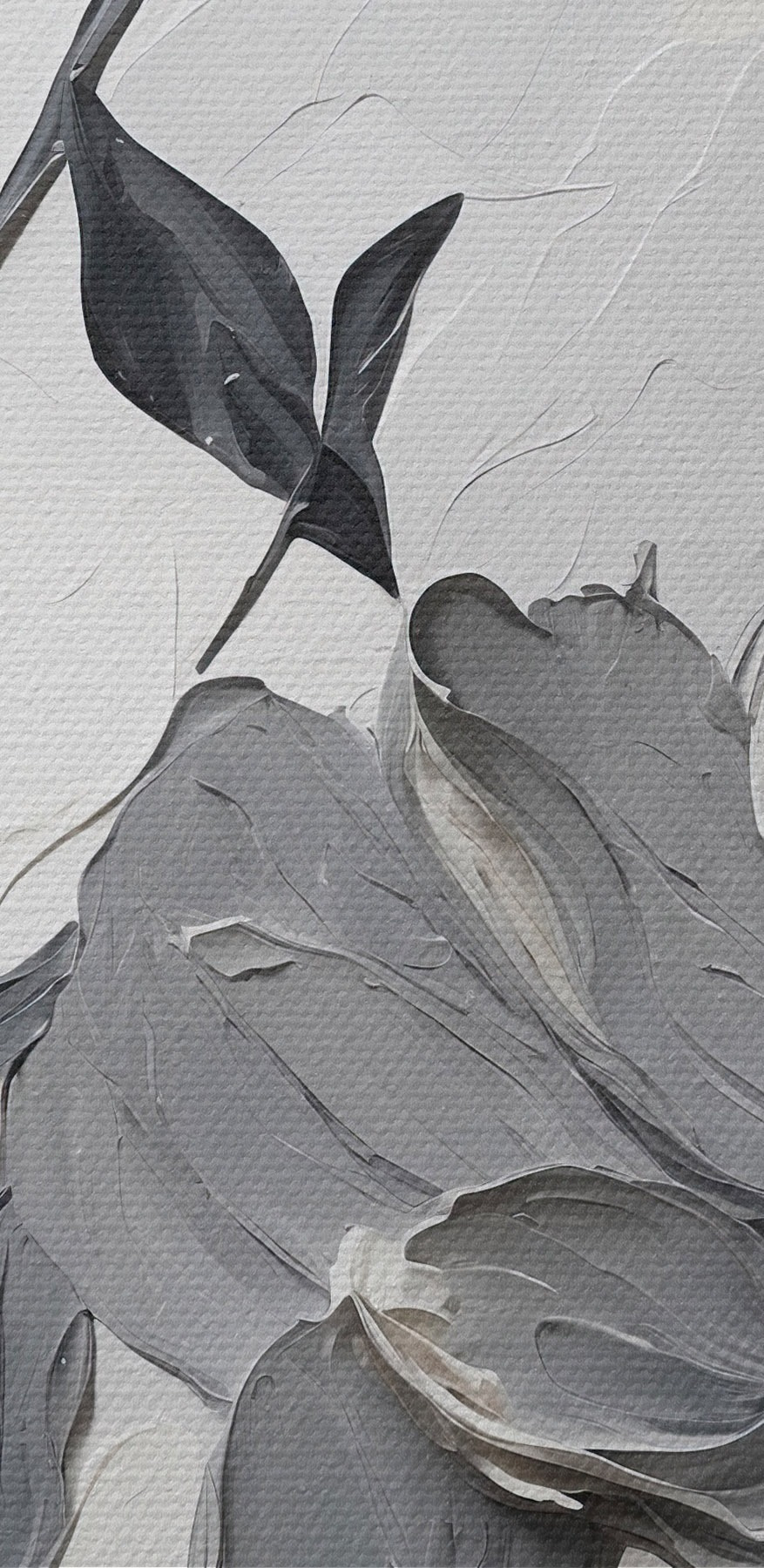 Peinture de fleurs sur une surface blanche Peinture de fleurs sur une surface blanche