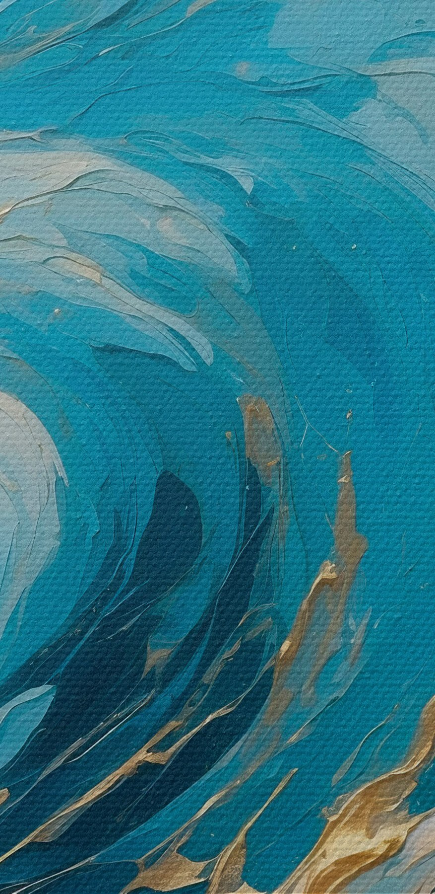 Vague majestueuse dans des bleus éclatants. Vague majestueuse dans des bleus éclatants.