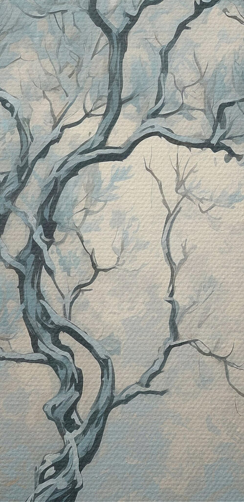 Tree with snow on it